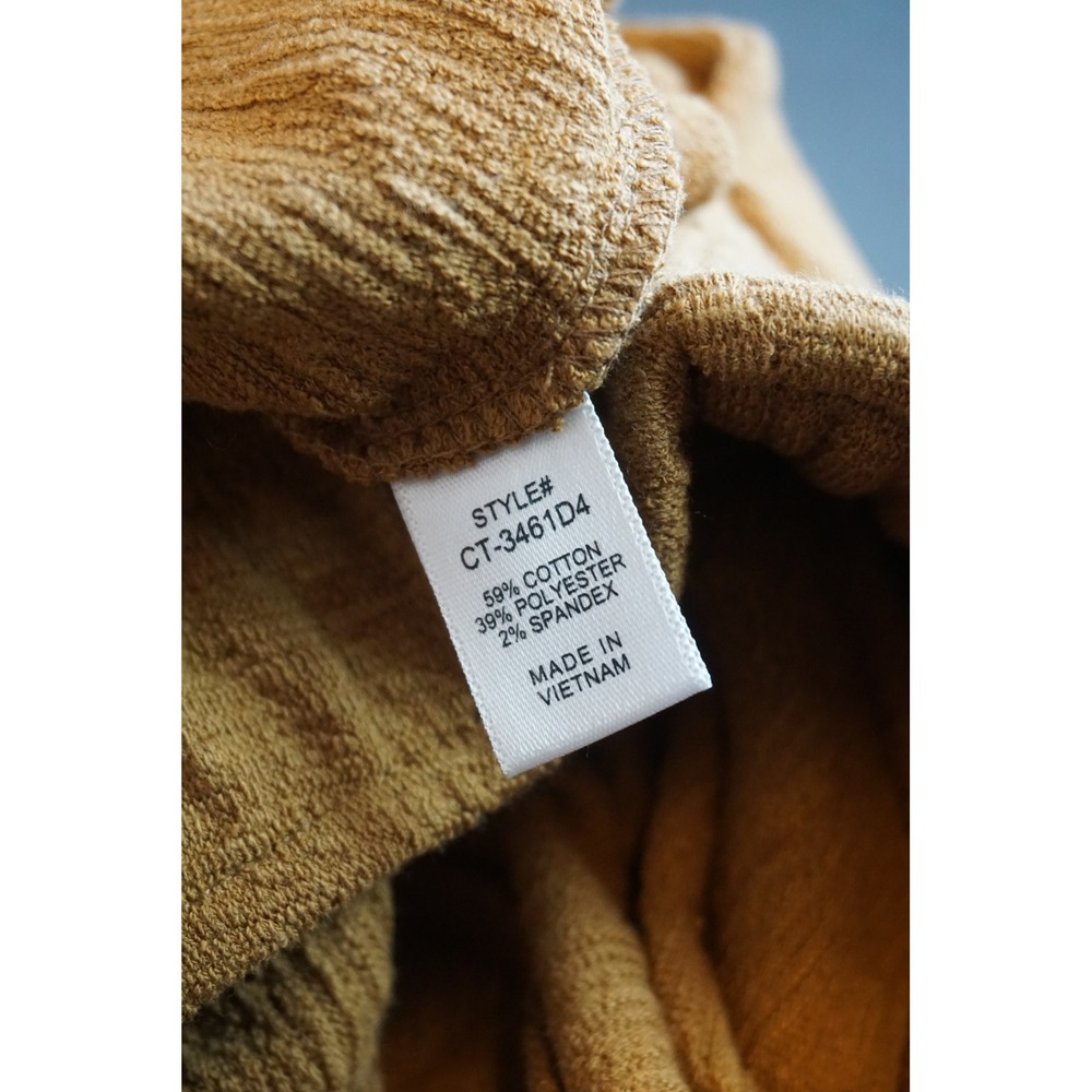 Zenana Women Caramel Brown Textured Knit Lounge Set Top & Wide Leg Pants - Picture 8 of 12